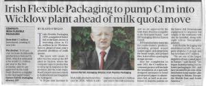 Photo of Eamonn Farell, managing Director, Irish Flexible Packaging